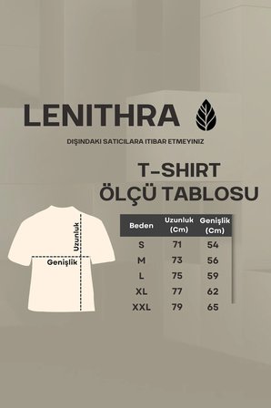 Lenithra Jujutsu Kaisen Gojo Anime Sırt Baskılı Unisex Oversize T-shirt Bej / L