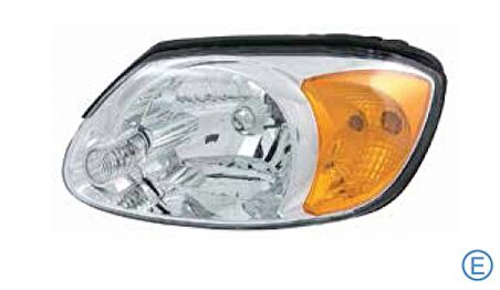 HYUNDAİ ACCENT SAĞ ÖN FAR MOTORLU (2003-2004) SARI SİNYALLİ AYFAR-404493 KN GOLD