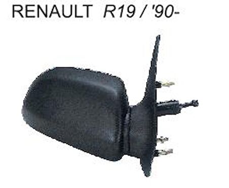 RENAULT R19 SAĞ DIŞ DİKİZ AYNA MEKANİK 7700789180 GOLD