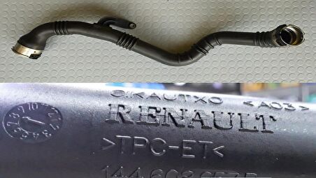 TURBO BORUSU 144608957R MEGANE IV 1.5 DCİ K9K KADJAR TALISMAN 144608957R GOLD