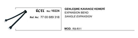 GENLEŞME KAVANOZ KEMERİ 10224 R9 R11 7700689318 7700689318 GOLD