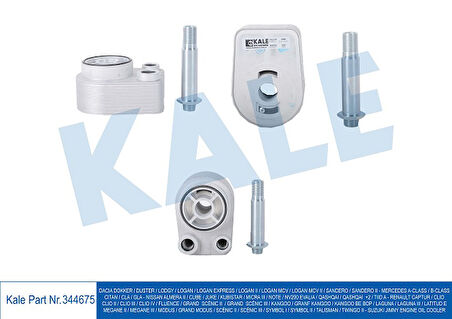 YAĞ SOĞUTUCUSU 344675 MEGANE-II THALIA CLIO-IV FLUENCE LOGAN DUSTER LATITUDE 1.5 GOLD