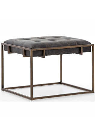 Mood Tekli Metal Ayaklı Dekoratif Puf Bench