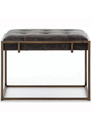 Mood Tekli Metal Ayaklı Dekoratif Puf Bench