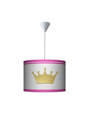 Modern Yıldız Kalp Pembe Gri Renkli Desenli Gen Ve Çocuk Odası Avizesi