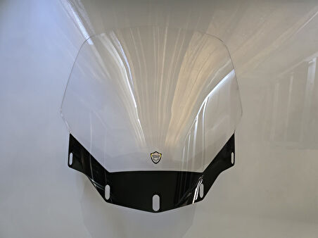 MOTOCAM Honda Goldwing GL 1500 Siperlik Ön Cam 2007-2008 Model 66cm Şeffaf Renkli 4mm