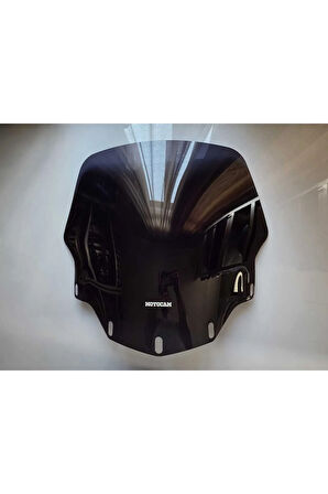 MOTOCAM Honda Goldwing GL 1500 Siperlik Ön Cam 2007-2008 Model 66cm Siyah Renkli 4mm