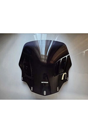 MOTOCAM Honda Goldwing GL 1500 Siperlik Ön Cam 2007-2008 Model 66cm Siyah Renkli 4mm