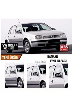 Volkswagen Golf 4 Yarasa Ayna Kapağı Abs Plastik Batman Piano Black Batman Ayna