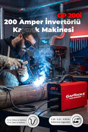 200 Amper İnvertörlü Kaynak Makinesi - GP 200i