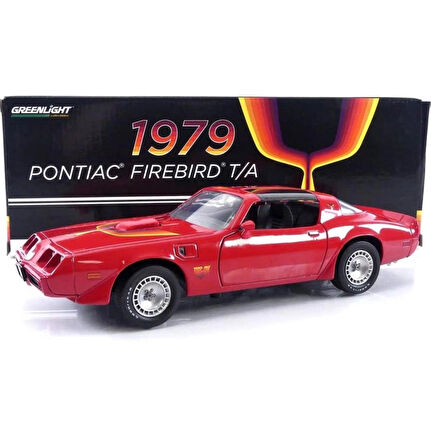 Greenlight 1:18 1979 Pontiac Firebird Trans Am Red Bird Model Araba 