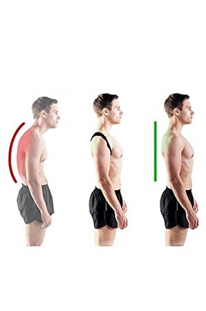 Dik Duruş Korsesi Deri Desenli