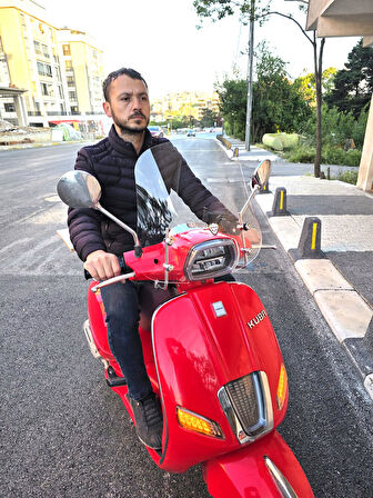 MOTOCAM Küba Grace 50 125 Ön Cam 2023-2025 Model 42cm şeffaf Renkli APARATSIZDIR