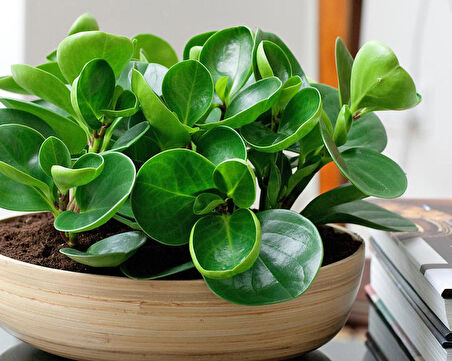 Yeşil  Zümrüt Dalgası – Peperomia Obtusifolia