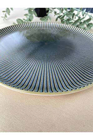 Green Gold Büyük Servis Tabağı