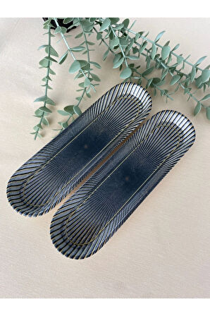 Green Gold 2 Adet Zeytinlik Sunum Tabağı