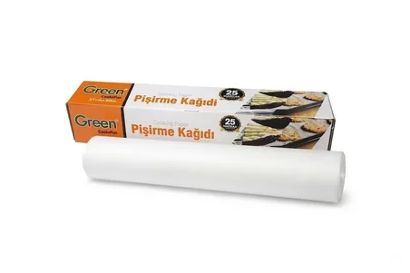 ŞeyliŞeyler - Green Yağlı Pişirme Kağıdı Rulo 37 cm x 50 m Kutulu 1 Adet