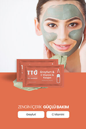 TTO THERMAL KİL MASKESİ GREYFURT & C VİTAMİNİ 1 Adet 