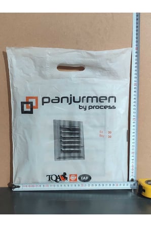KLC Havalandırma Menfezi Banyo Wc Tuvalet Menfez Plastik Panjur Gri 30x30 Cm.