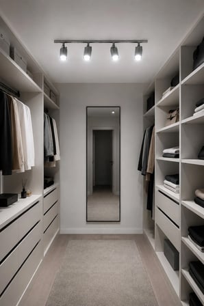 Spoty 4'Lü Gri Renkli BEYAZ IŞIK Modern Tasarım Salon - Mutfak - Banyo Spot Sıralı Avize