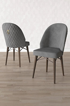 Calvin Barok Desen 80x132 MDF Açılabilir Mutfak Masası Takımı 4  Sandalye
