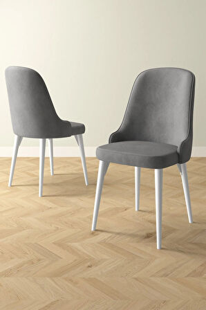 Ikon Beyaz Mermer Desen 80x132 MDF Açılabilir Mutfak Masası Takımı 4  Sandalye