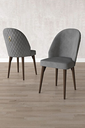 Milas Barok Desen 80x132 MDF Açılabilir Mutfak Masası Takımı 4  Sandalye