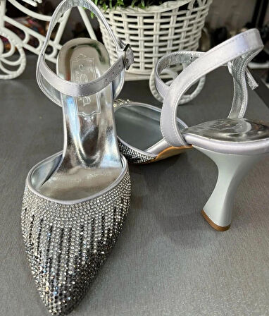 7,5 CM KALIN KADEH TOPUK EBRULİ RENK GEÇİŞLİ ÇOK ŞIK-ÇOKRAHAT ABİYE AYAKKABI