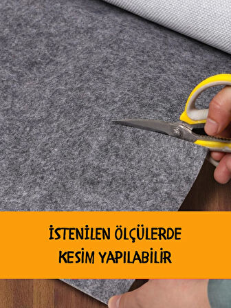 Beylini Halı Altı Keçesi Yalıtım ve Dolgu Keçesi Koruyucu Ses Isı Hava 5-6 mm Gri