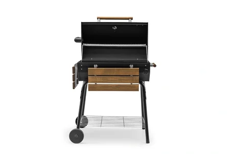 Grillord‑75 Kömürlü Barbekü (1 Adet Döküm Izgaralı) + Hediye Seti (Önlük + Kılıf )