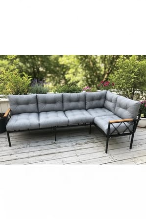 Miami Köşe Koltuk Takımı , 3+2 Balkon-bahçe-kafe-çay Seti-koltuk Takımı-mutfak Köşesi