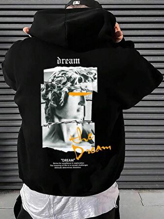 Unısex Dream Baskılı Oversize Sweatshırt