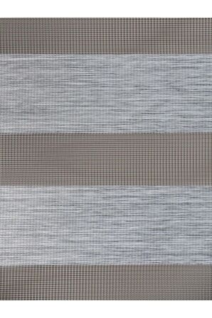 Network Awm Düz Gri Zebra Perde