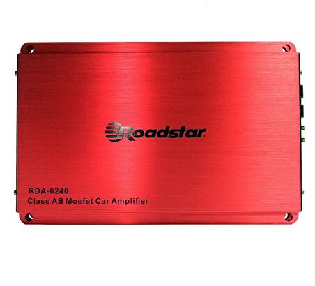 Garaj Dünyası Roadstar RDA-6240 4 Kanal AB Klass Oto Amfi 3000W Maksimum 4X60W RMS