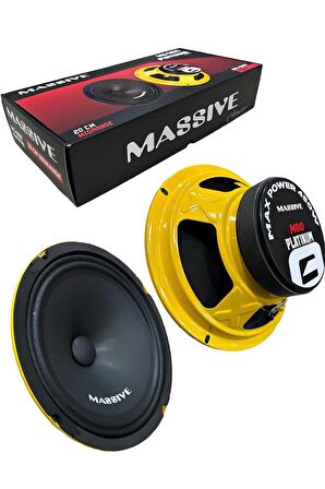 Massive MS-M80 Platinium Seri 20 Cm Midrange Hoparlör 175W RMS 450W Maksimum 