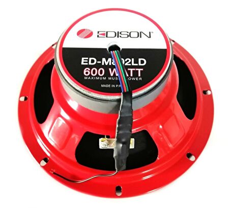 Edison ED M802LD 7 Renkli RGB Işıklı 20 Cm Midrange Kumandalı 600W Maksimum 120W RMS