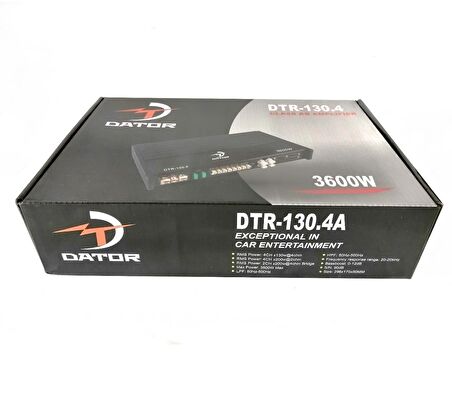 Dator 130.4A 4 Kanal Profesonel Amfi 3600W Maksimum 4x130W RMS