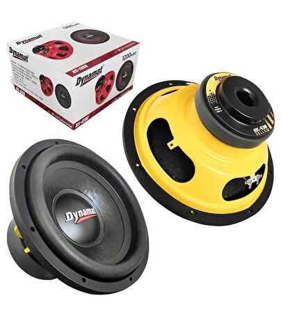 Dynamat Rs-1200 Oto Bass Subwoofer 30cm 1200 Watt Maksimum 300W RMS 1 Adet