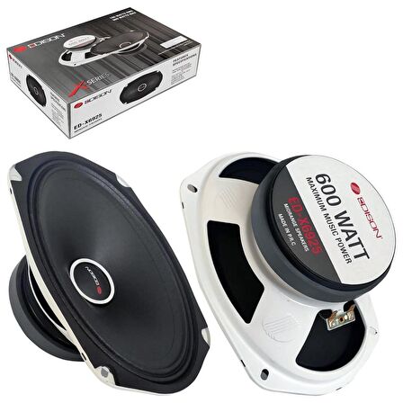 EDİSON ED-X6925 Oto Midrange Oval 6X9 İnç 600W Maksimum 150W RMS 2 Adet