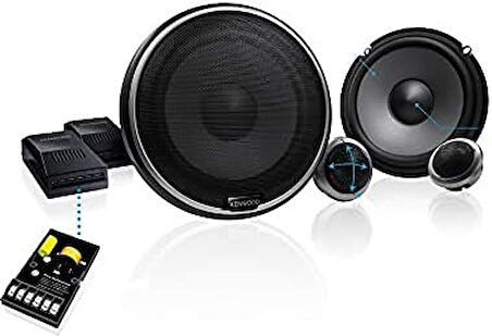 Kenwood KFC-PS170C 17 cm 400 Watt Oto Hoparlör 2 Yollu Mid Takımı