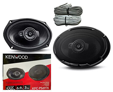 Kenwood KFC-PS6976 3 Yollu Oval Hoparlör 550W Maksimum 130W RMS