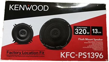 Kenwood KFC-PS1396 Koaksiyel Hoparlör 2 Yollu 13 cm 320 W Maksimum 75 W RMS