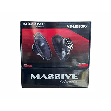 Massive MS-M690FX Oval Midrange 300W Maksimum 120W RMS Kapaklı