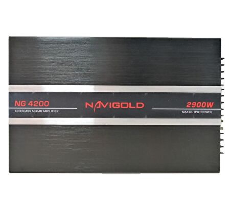 Garaj Dünyası Navigold NG-4200 4 Kanal Anfi 70W RMS 2900W Mosfet