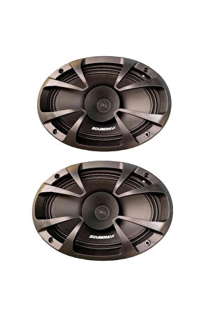 Soundmax Oto Hoparlör 250w Oval Midrange 2 Adet Sx-M69XH 6x9 Oval 250W Maksimum 100W RMS