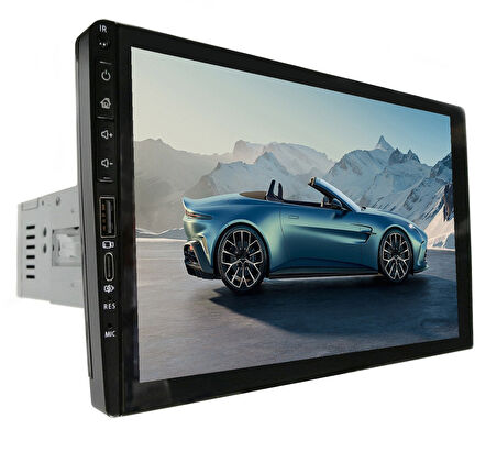 Twogo GO-i99 Şahin MP5 Monitör 9 inç HD Dokunmatik Ekran Carplay, 60Wx4, USB, BT, Aux, FM, Tek DIN