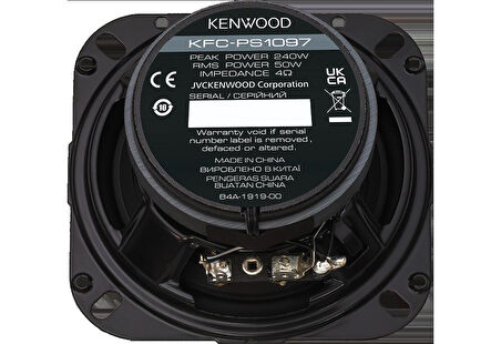 Kenwood KFC PS1097 amfi Uyumlu Koaksiyel Hoparlör 10 Cm 2 Yollu