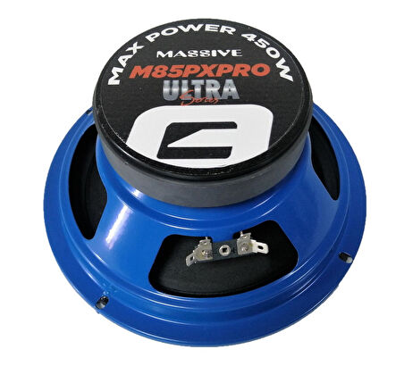 Massive MS M85PXPro Ultra Seri 20 Cm Midrange 450W Maksimum 175W RMS Mavi Kasa