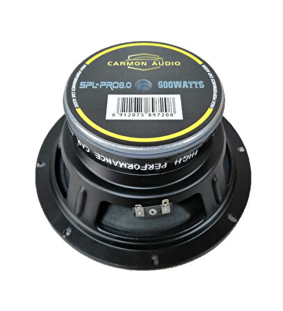 Carmon Audio SPL Pro8.0 20cm 600W 200W RMS Mıdrange Oto Hoparlör Takımı