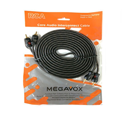 Megavox 5 Metre RCA Kablosu 